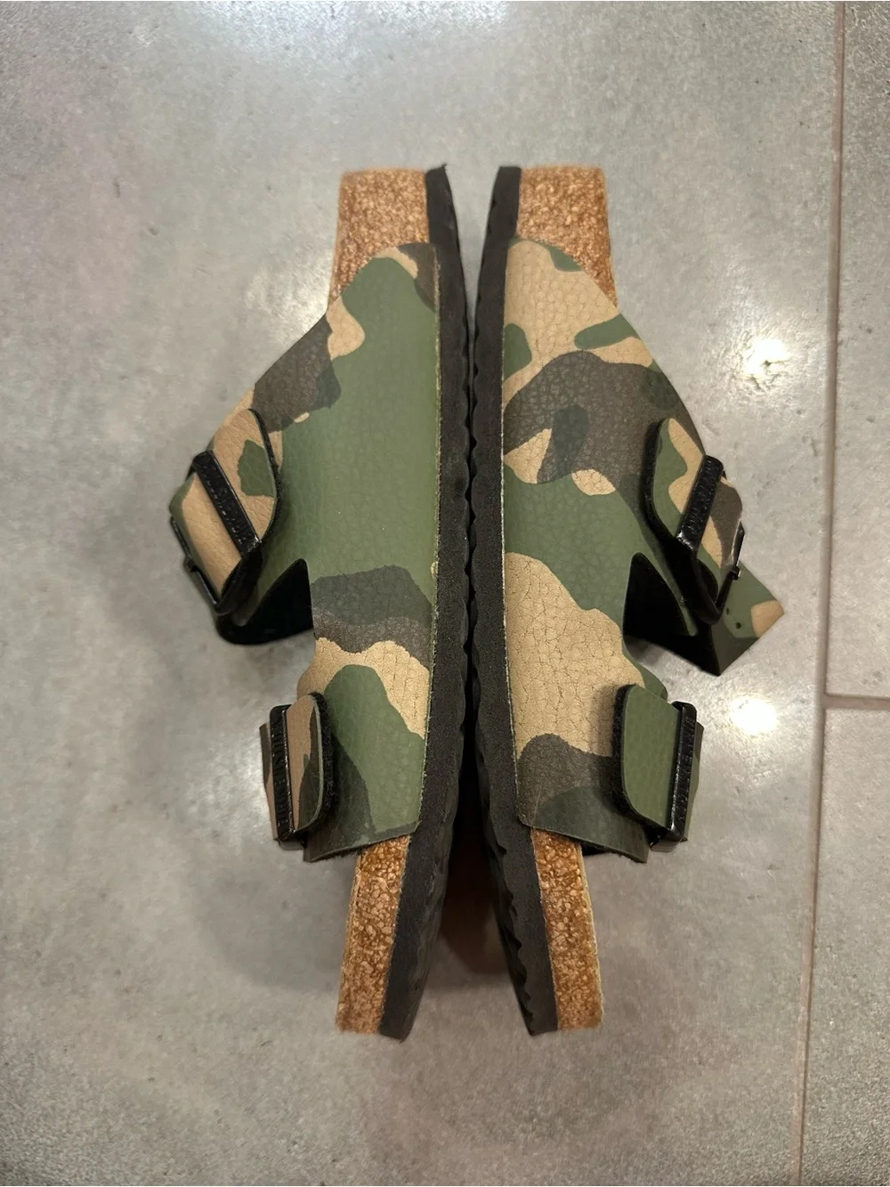 Birkenstock 34 Narrow Kids Camo Arizona Sandals